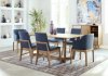 Artas 5Pc Dining Set 109591 in Grey Oak by Coaster w/Options