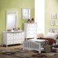 San Marino 3Pc Kids Bedroom Set 09150T White Finish w/Options