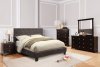 Leeroy 5Pc Bedroom CM7200LB in Gray Fabric w/Options