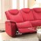 Talbot Motion Sofa 8524RD in Red by Homelegance w/Options