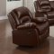 9242 Reclining Sofa in Brown Bonded Leather w/Options