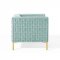 Resonate Accent Chair in Mint Velvet by Modway