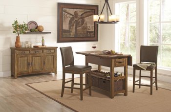 105567 Salerno Counter Height Dining Table by Coaster w/Options [CRBU-105565 Salerno]