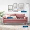 Valour Sofa in Dusty Rose Velvet Fabric by Modway w/Options