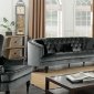 Manuela Sofa CM6145GY in Gray Flannelette Fabric w/Options