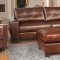 G200 Sofa & Loveseat in Brown Bonded Leather by Glory w/Options