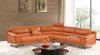 533 Sectional Sofa in Orange Leather by ESF