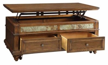 704368 Lift Top Coffee Table in Merlot by Coaster w/Options [CRCT-704368]