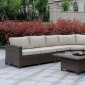 Bushnell Outdoor Patio Sectional CM-OS1840BR-Set1 in Brown