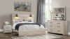 Linwood Bedroom Set 5Pc in White Wash by Global w/Options