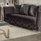 Tamara Fabric Sofa 54260 in Charcoal Velvet by Acme w/Options