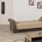 Viva Mode Sofa Bed in Brown Fabric by Casamode