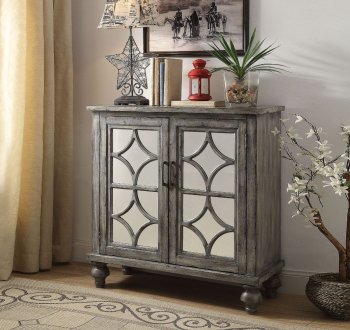 Velika Console Table 90284 in Weathered Gray by Acme [AMCT-90284 Velika]