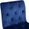 Contempo Bar Stool 711 Set of 4 Navy Velvet Fabric by Meridian