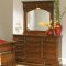 Mahogany Finish Traditional Storage Bed w/Optional Case Goods