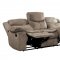 Bastrop Reclining Sofa 8230FBR in Brown Fabric by Homelegance