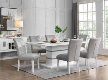 Elizaveta Dining Table DN00814 in White by Acme w/Options [AMDS-DN00814 Elizaveta]