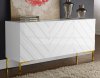 Collette Buffet 310 in White Lacquer by Meridian