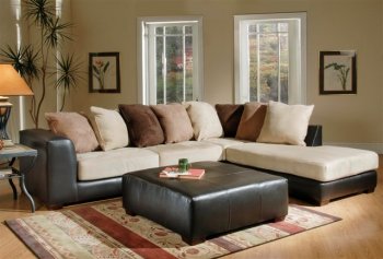 Multi Color Contemporary Sectional Sofa w/Optional Ottoman [CHFSS-SD-3048]