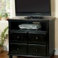 CM7690BK Willow Creek TV Stand in Black