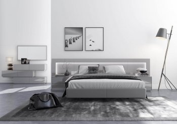 Calgary Bedroom in Light Gray by iHOME USA w/Options [IHBS-Calgary]