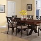 Kaci Dining Set 7Pc in Cherry