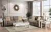 Crane Sofa SM5154 in Brown Chenille Fabric w/Options