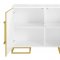 Elsa Accent Cabinet 959594 White by Coaster w/Adjustable Shelves