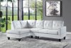 Jeimmur Sectional Sofa 56470 in White PU by Acme