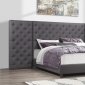 9098 Bed in Gray Fabric by Global Furniture USA