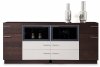 B512 Dining Buffet in Brown Oak & Light Grey by J&M w/Options