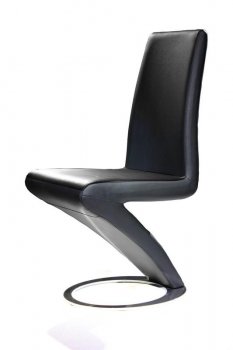 Y034C Modern Black Dining Chairs Set of 2 by VIG in Eco-Leather [VGDC-Y034C Black]