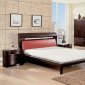 Wenge Finish Modern Platform Bedroom Set