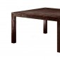 Wenge Finish Square Top Wooden Dining Table