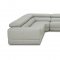 1576 Sectional Sofa in Gray Leather by ESF