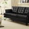 9994BLK Della Sofa by Homelegance in Black Bonded Leather