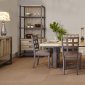 Richmond Dining Table Natural Paulownia by Whiteline w/Options