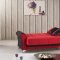 Urban Style Sofa Bed in Red Fabric by Casamode w/Options