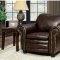 Benedict Sofa CM6311 in Dark Brown Leatherette w/Options