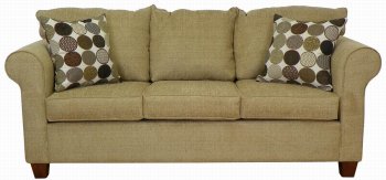 Honey Fabric Modern Sofa & Loveseat Set w/Options [PMS-4400-Honey]