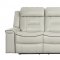 Darwan Recliner Sofa 9999GY in Light Gray by Homelegance