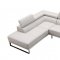 Baxter Sectional Sofa in Smoke Full Leather by Beverly Hills
