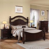 21550 Cleveland Bedroom in Dark Cherry by Acme w/Options