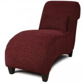 500-204 Chaise in Aiden Ruby Fabric by Chelsea Home Furniture