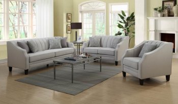 Loxley Sofa in Grey Fabric 551141 by Coaster w/Options [CRS-551141 Loxley]