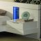 White or Black Lacquer High Gloss Finish Modern Bedroom Set