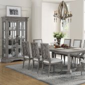 Artesia 5Pc Dining Set 77090 in Salvaged Natural by Acme