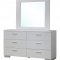 Nova Bedroom 5Pc Set in White by Global w/Options