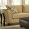 Bella Coffee Fabric Modern Sectional Sofa w/Optional Ottoman