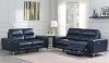 Largo Power Reclining Sofa 603391P in Ink Blue by Coaster